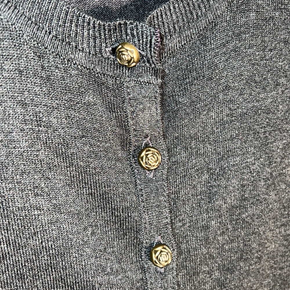 Soft button front cardigan - Picture 3 of 6